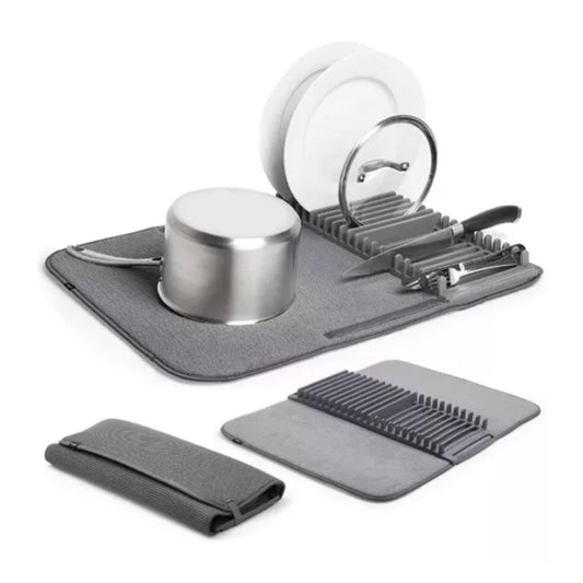 Escurridor Secaplatos Con Tapete Absorbe