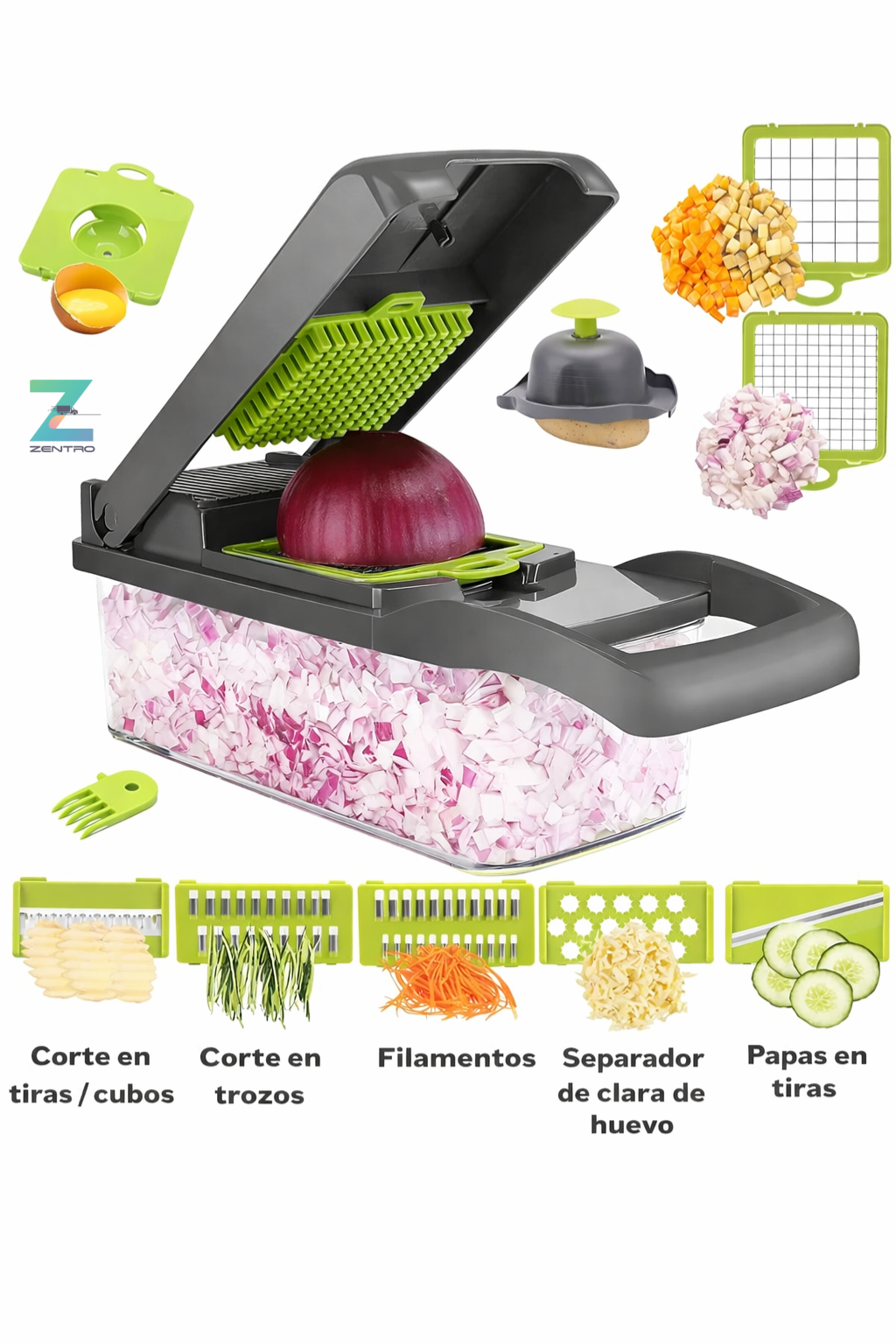 ChefPro 14X™ – Picadora Multifunción + Pulverizador de Aceite