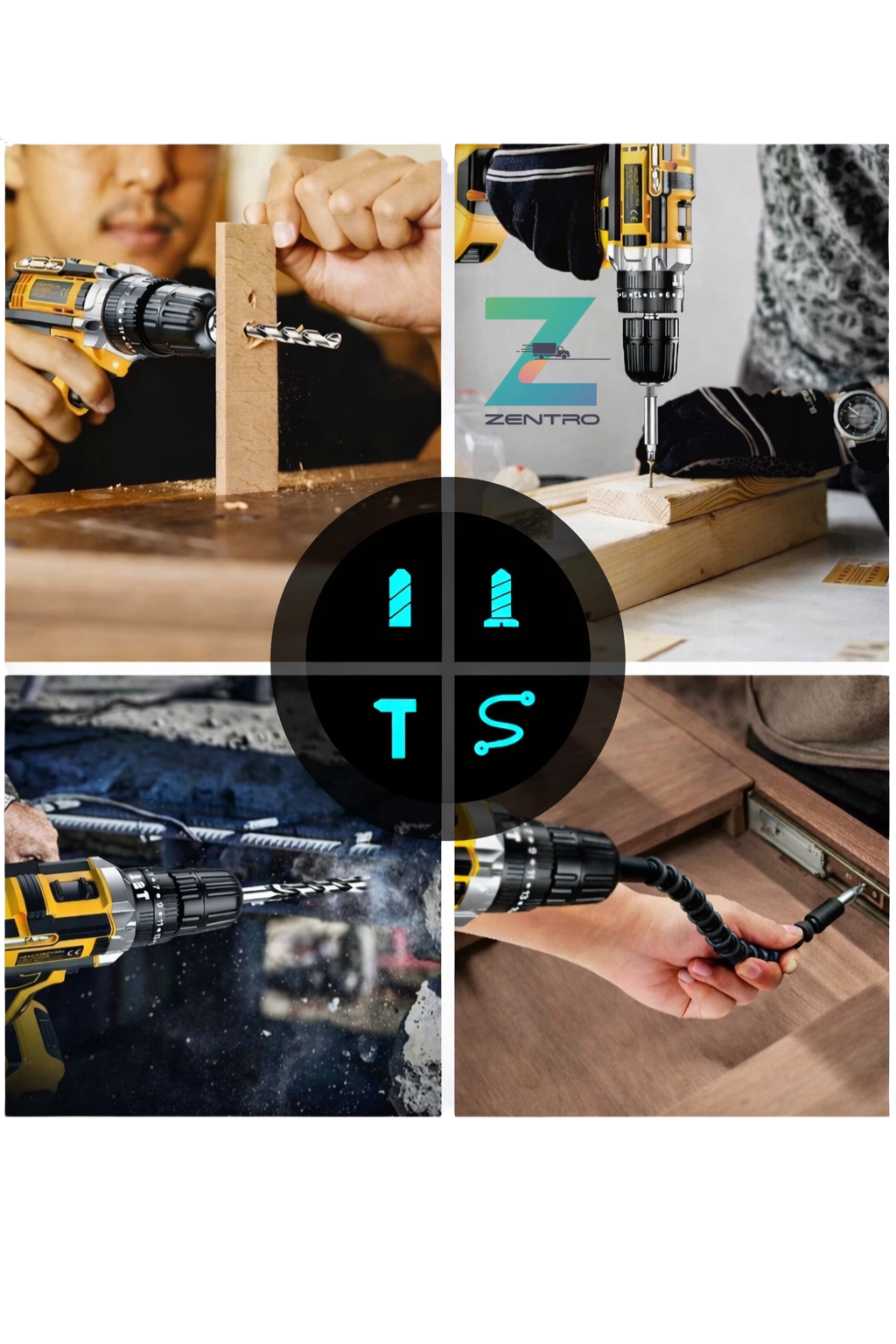 Taladro Inalámbrico Profesional 48V X-Force