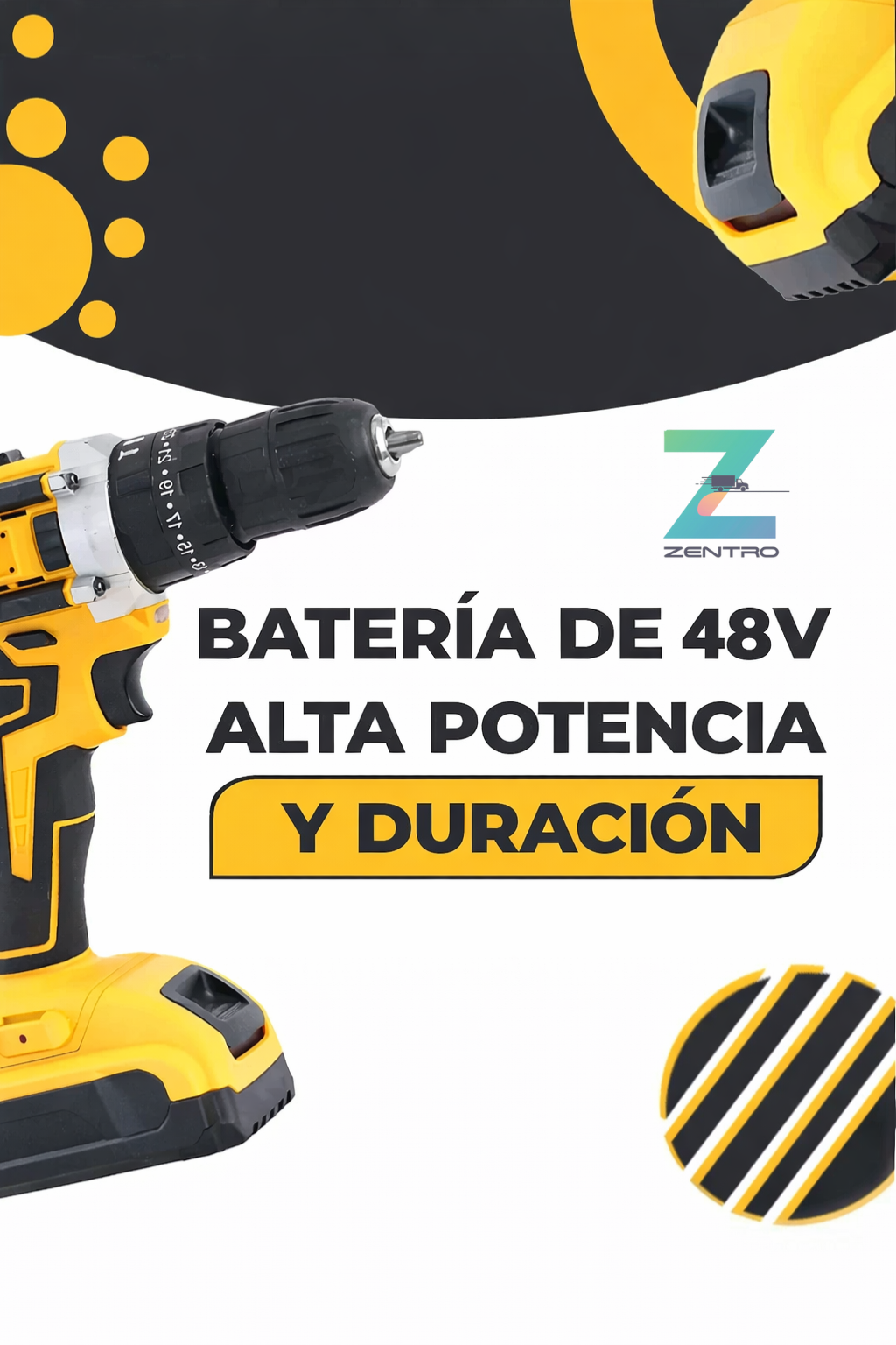 Taladro Inalámbrico Profesional 48V X-Force