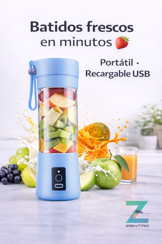 Mini Licuadora Portátil Recargable USB